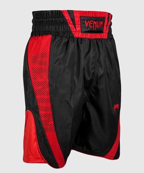 Venum Elite Boxing Shorts Negro-Rojo 